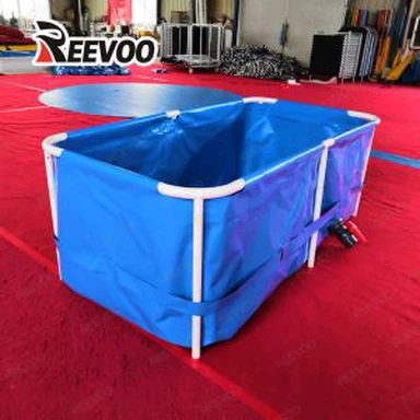 Összecsukható műanyag haltartály